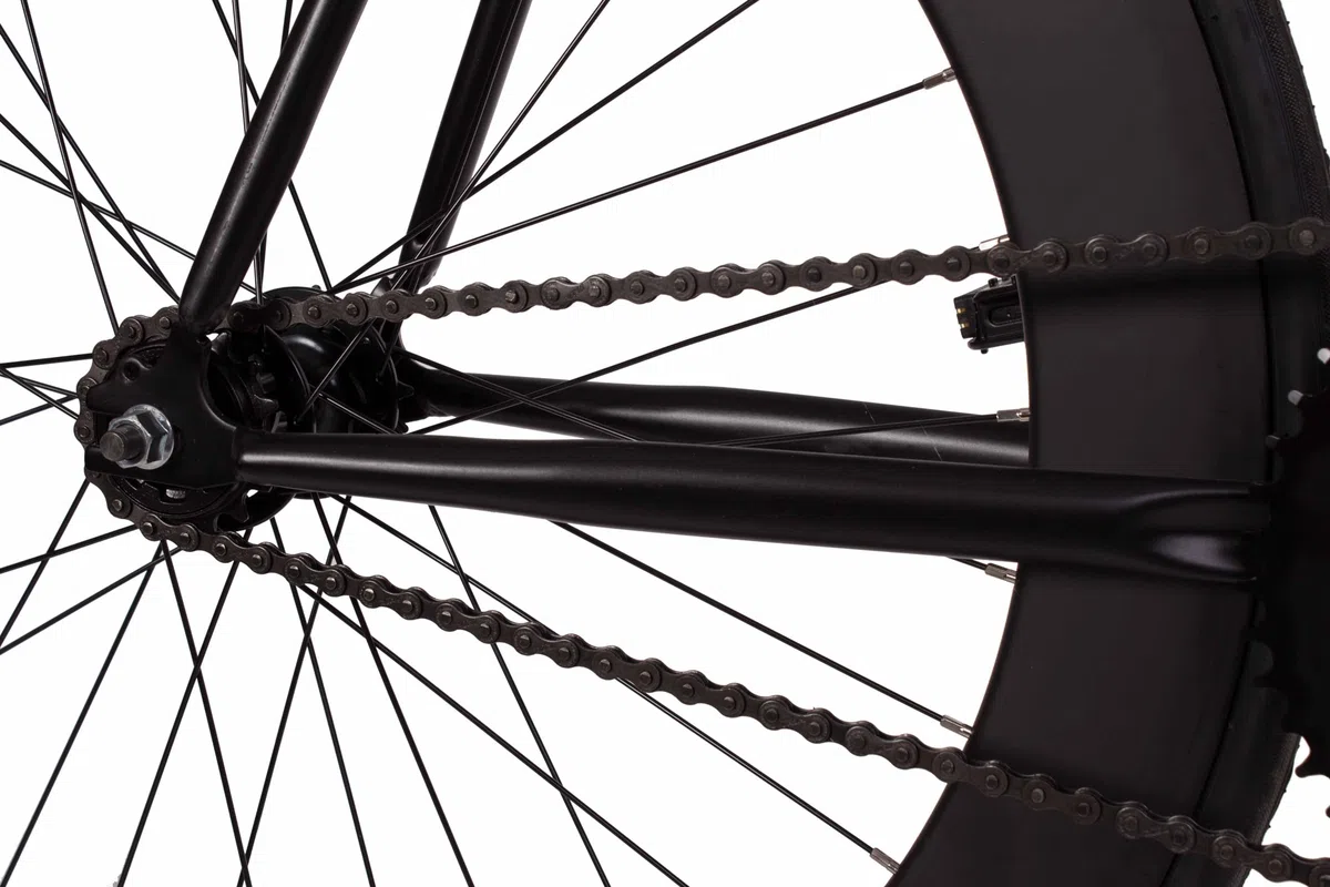Bicicletta Fixie Kamikaze Bullhorn Single Speed Nero