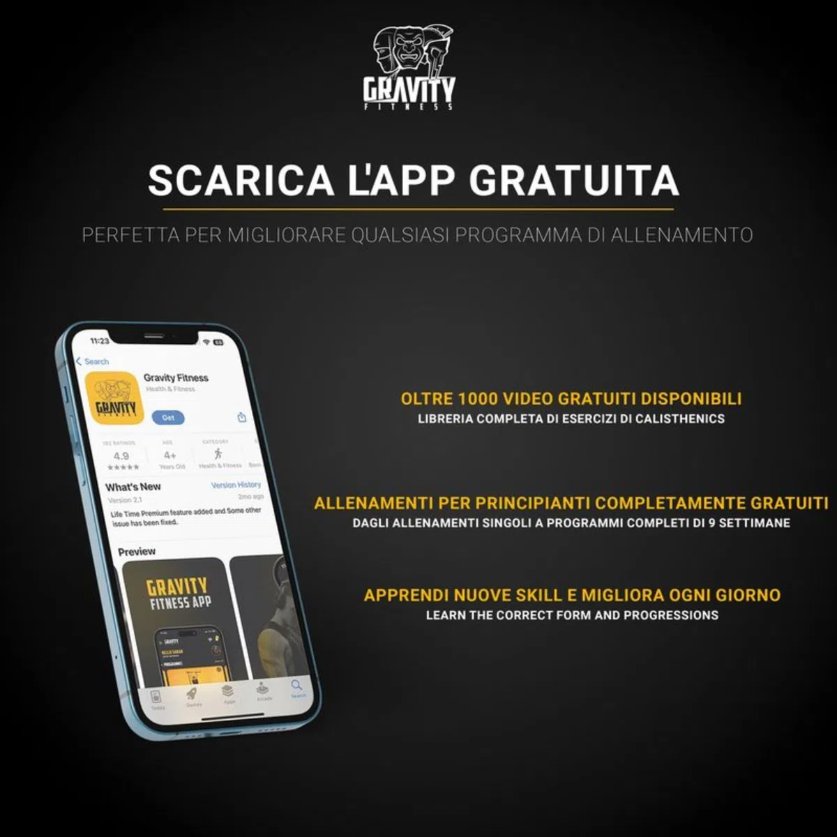 Gravity Fitness Parallettes - Nuovi manici ibridi in legno - Calisthenics, Crossfit, uso domestico e commerciale