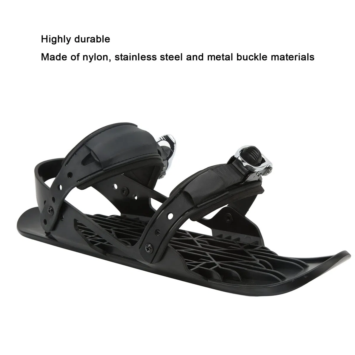 Focket Mini Pattini da Sci Corti Regolabili per Scarpe Invernali - Skiboard per Sport Invernali all'Aperto