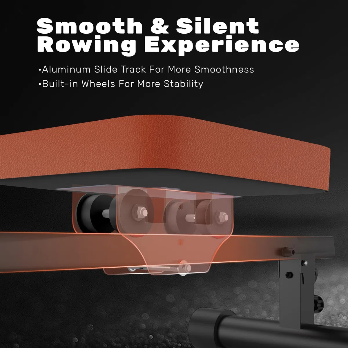 Vogatore magnetico a 16 livelli con display a LED, guida scorrevole silenziosa, per casa, palestra, attrezzatura da allenamento indoor