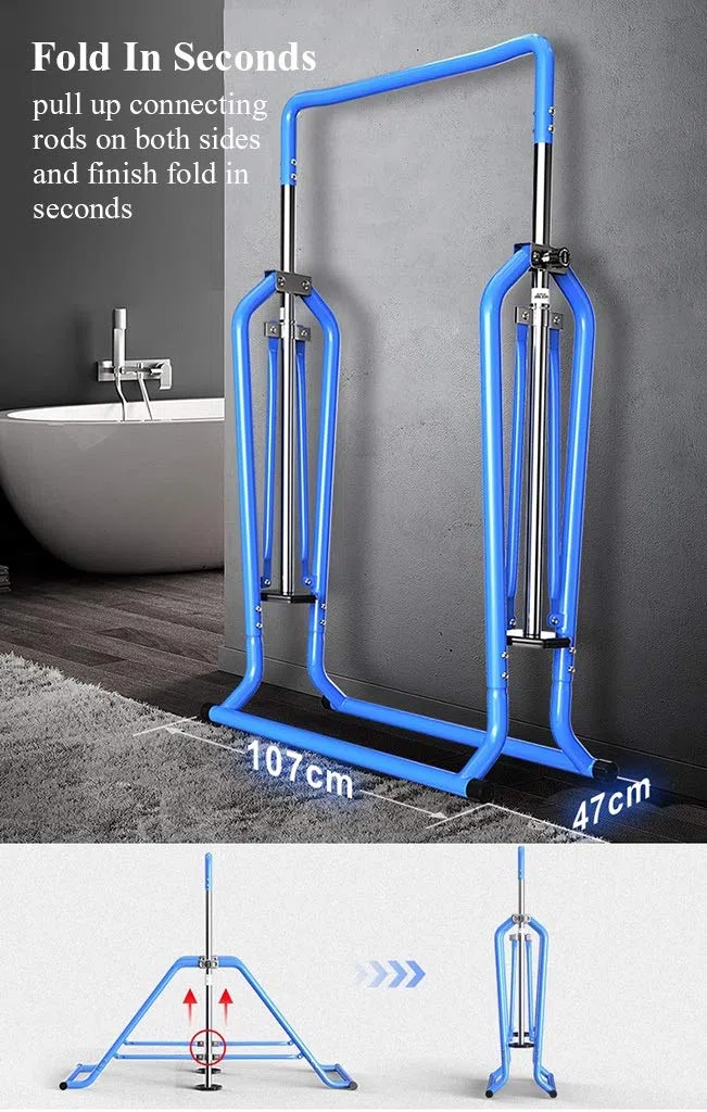 Gymnastic Kip Bars Folding Horizontal Bar Practice Bar Pull Up Bars for Home with Adjustable Height Training Bar for Kids And Adult 440lbs Capacity