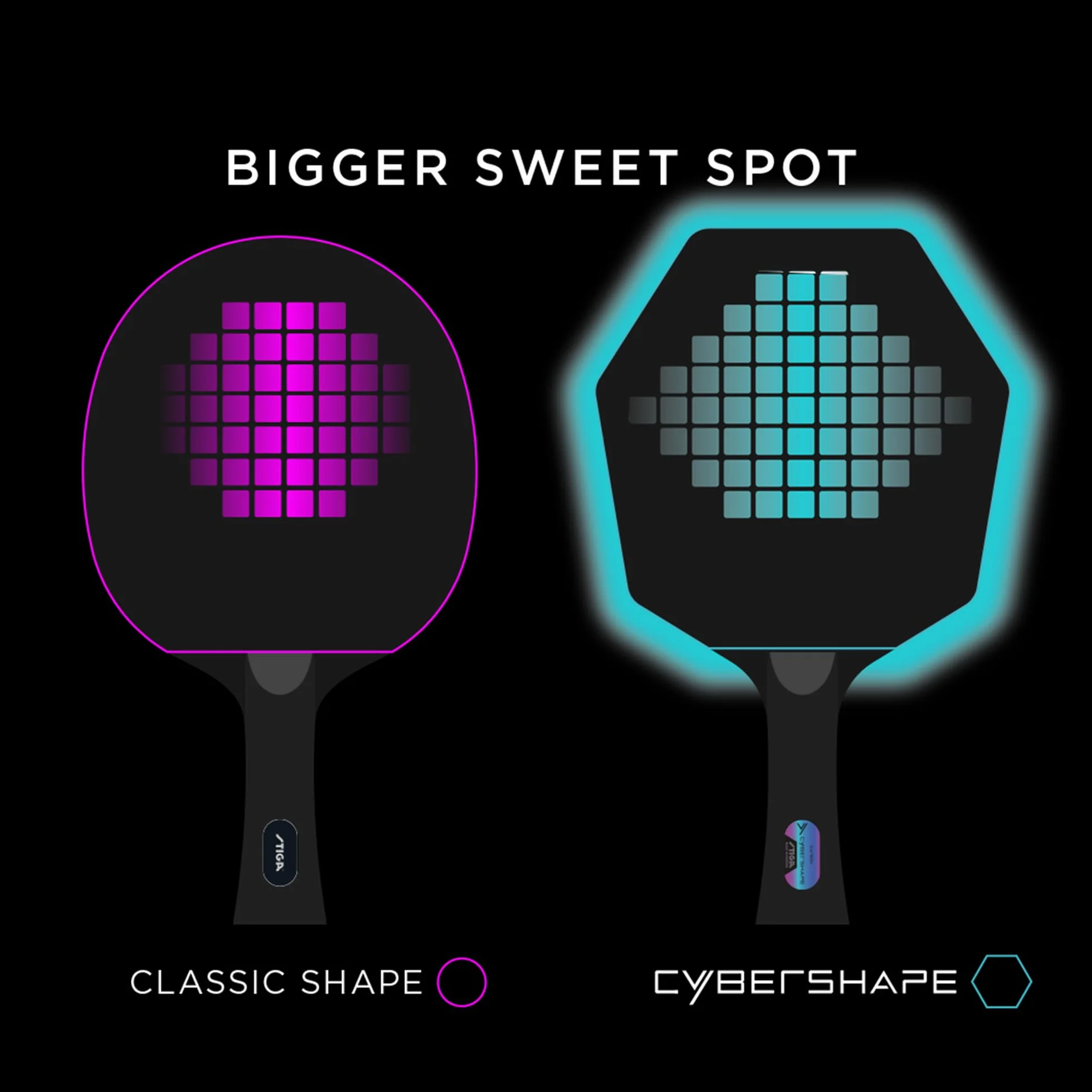 Stiga Legno da Ping Pong Cybershape Carbon CWT Truls Edition