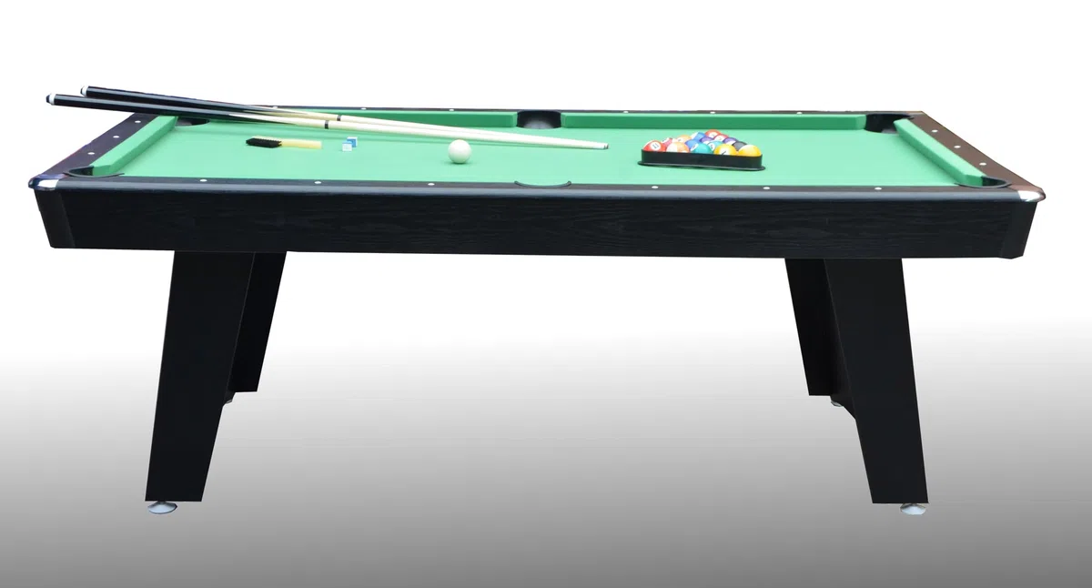 Tavolo da Biliardo Scorpione - Disponibile in Dimensioni Regolamentari 214 cm e 243 cm - Panno Verde Professionale e Accessori Completi