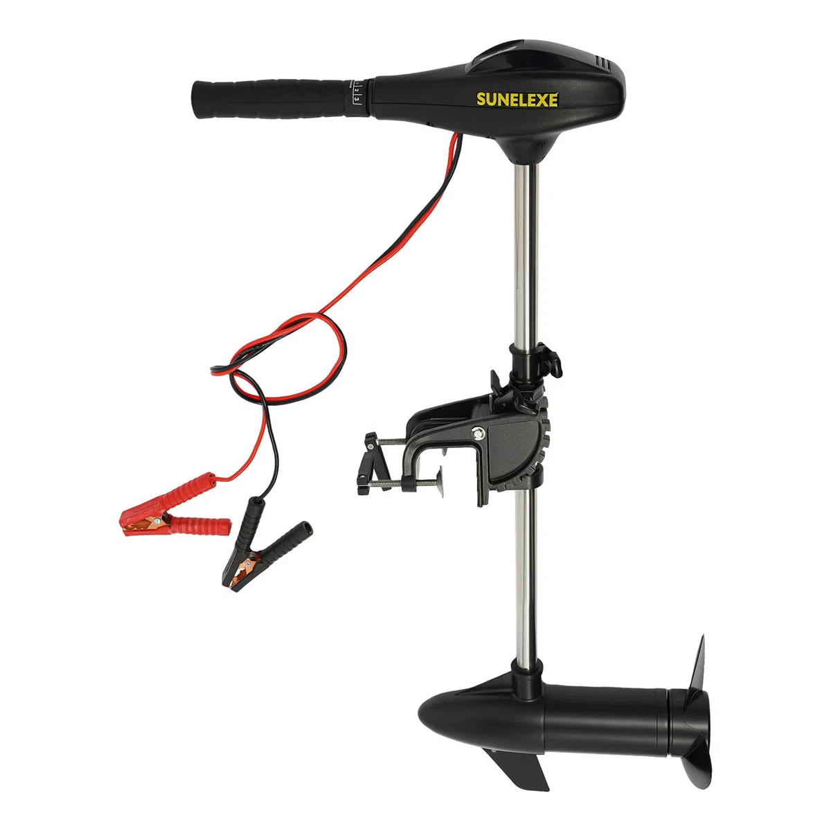 Motore elettrico fuoribordo da 58LBS, motore per barche da 12V 612W, fuoribordo elettrico, regolabile in altezza, con indicatore di batteria, con 5 marce avanti e 3 indietro, per gommone con motore