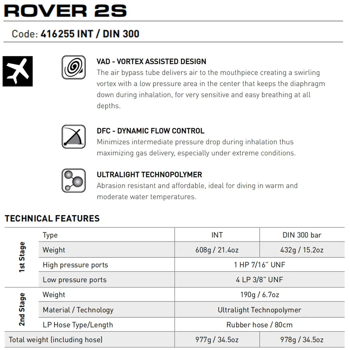 Mares Rover 2s One Size