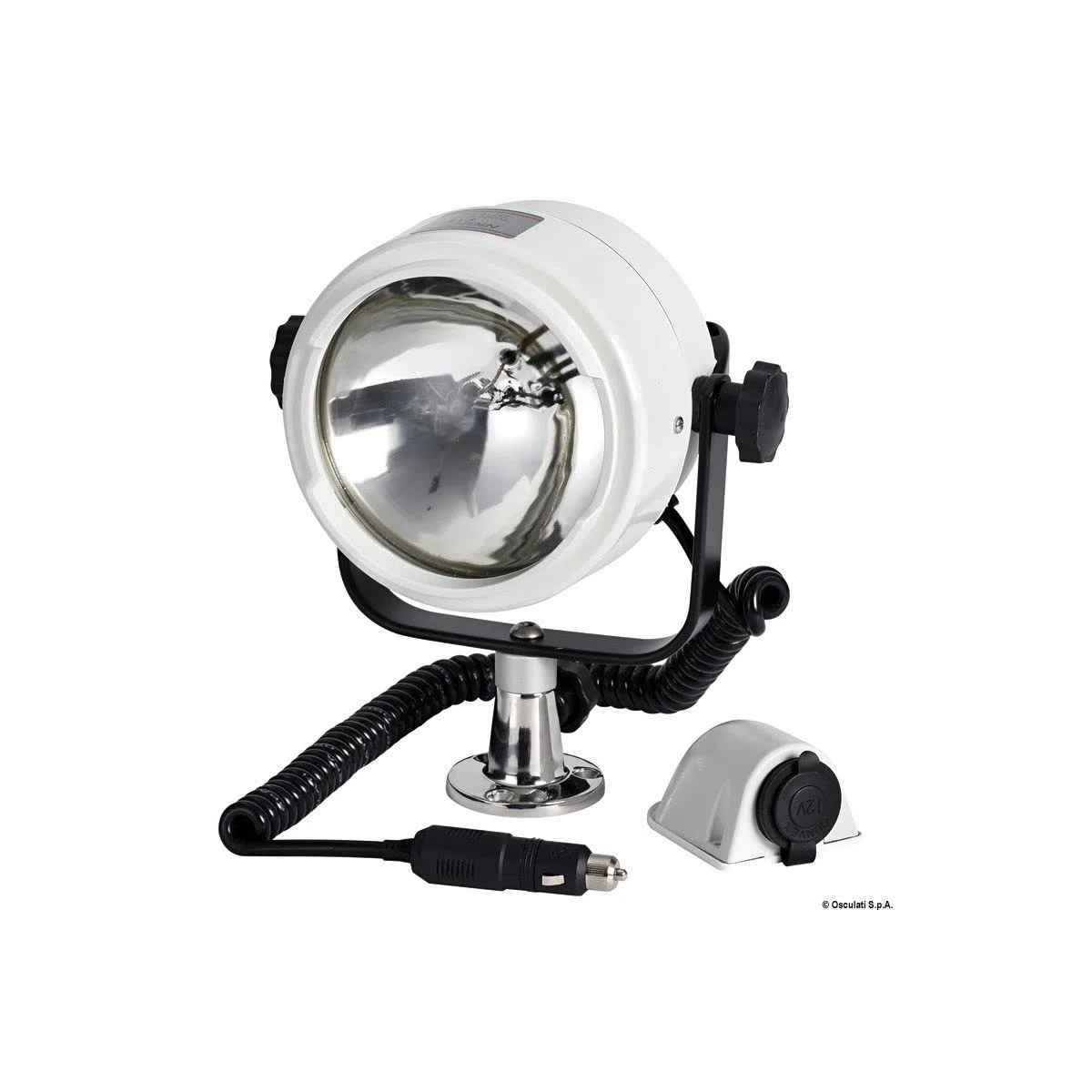 OSCULATI Faro Night Eye ABS 24 V 80+60 W