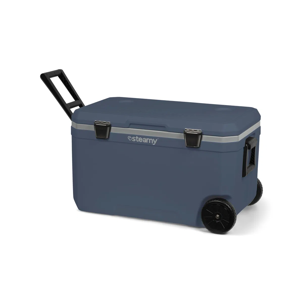 Steamy Cool 70 Frigoriferi portatile passivo con ruote, 70 Litri, Blu