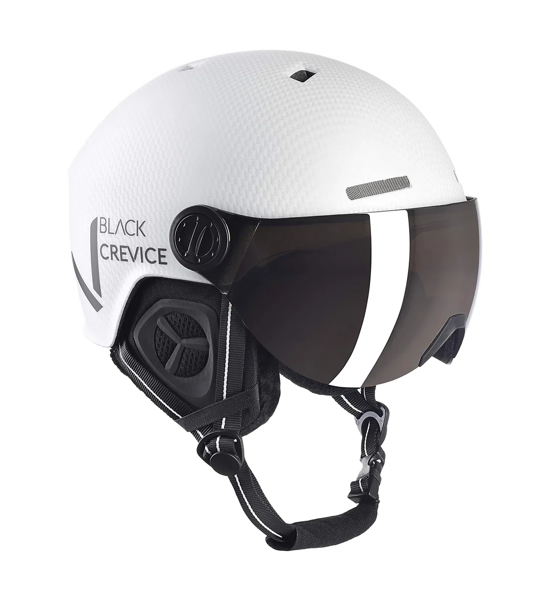 BLACK CREVICE Casco da sci Sölden I Casco da sci con visiera stile pilota in diversi colori I Casco da sci Uomo & Donna I Casco da snowboard unisex I Casco da sci traspirante I Regolabile