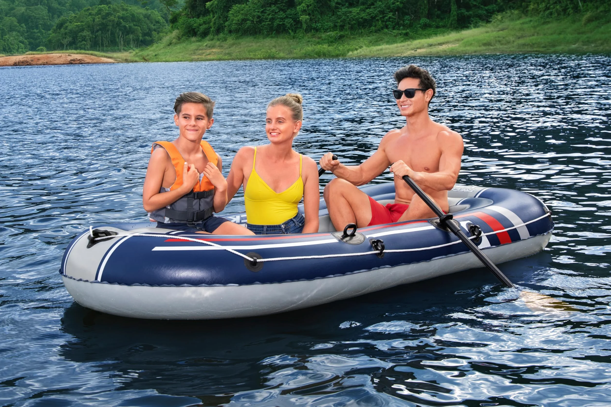Bestway 61068-6 Gommone gonfiabile Treck, 2 persone
