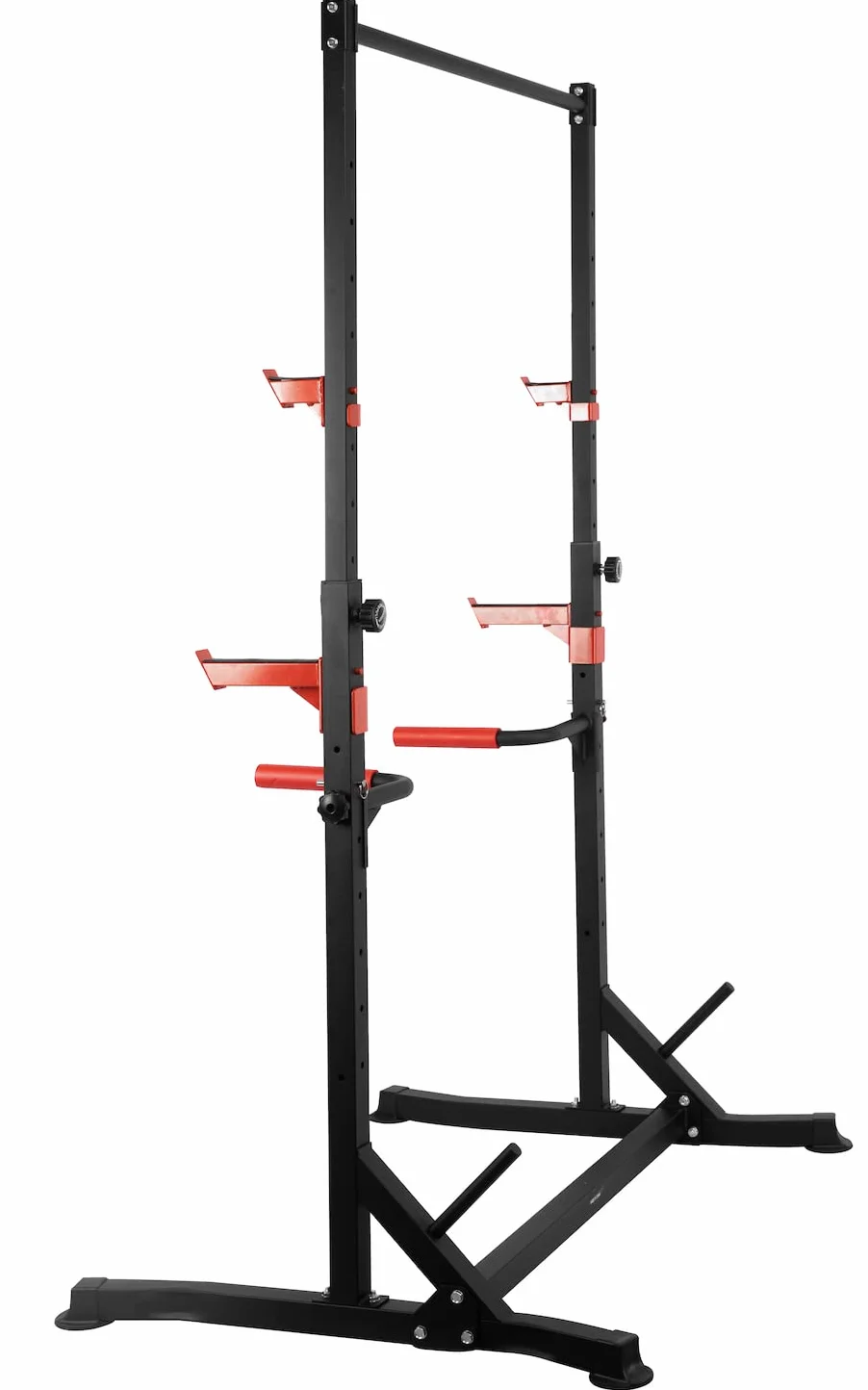 Pull up Fitness Squat Rack v2/Barra di Trazione Regolabile/Barra Fissa/Sviluppa sdraiata/Pull up Bar/Gabbia Squat/ DIPS BAR, Lega di acciaio