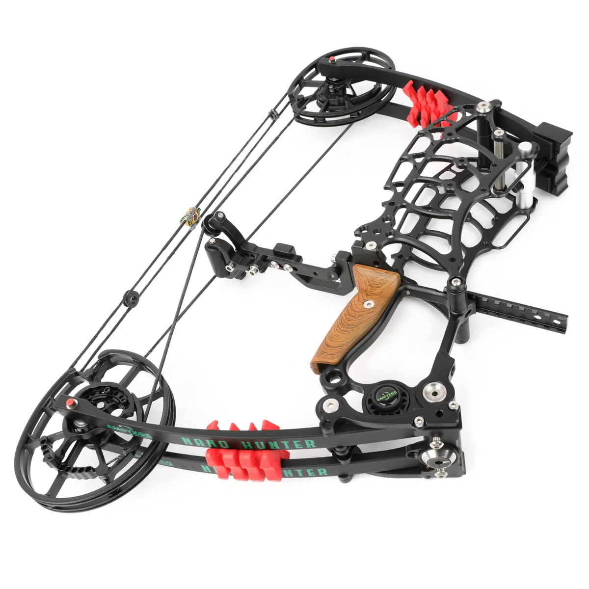 18" kit arco compound, 30~70lbs regolabile, arco steelball, doppio uso arco da caccia, adultbow, RH&LH, può sparare freccia e palla d'acciaio, per tiro con l'arco da caccia