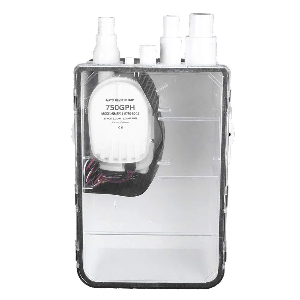 Pompa per Doccia per Barca, Pompa per Vasca Doccia Marina per Barca, Ingressi di Scarico, Kit di Scarico, di Pompa di Sentina, di Pompa di Sentina, 12 V, 750 GPH