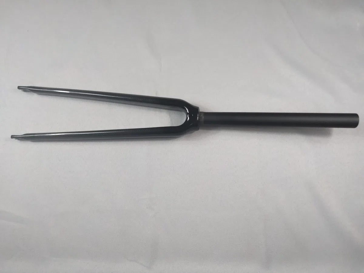Forcella per bici da strada 700C 3K in fibra di carbonio con tubo dritto 28,6 mm C-Braking