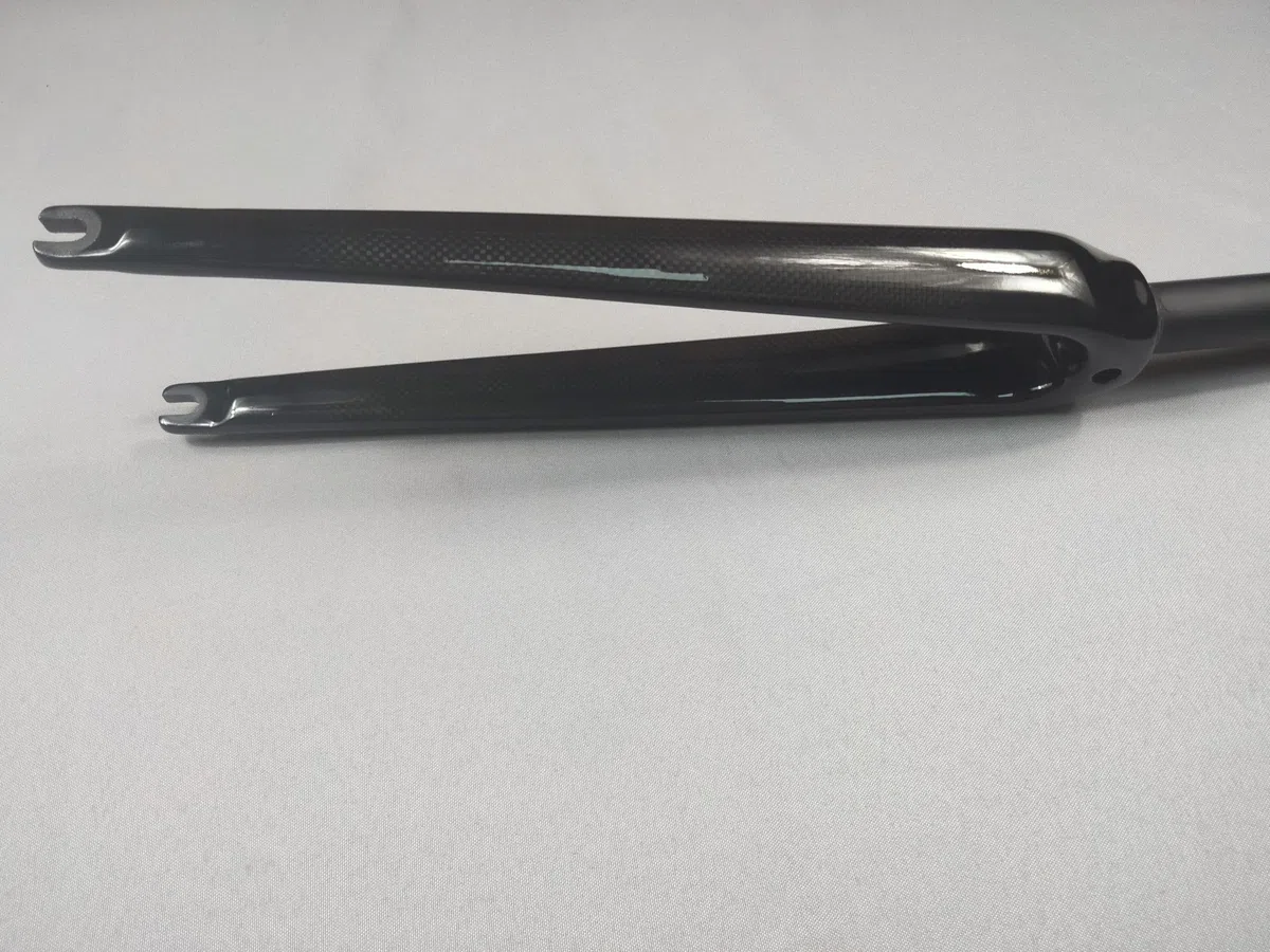 Forcella per bici da strada 700C 3K in fibra di carbonio con tubo dritto 28,6 mm C-Braking