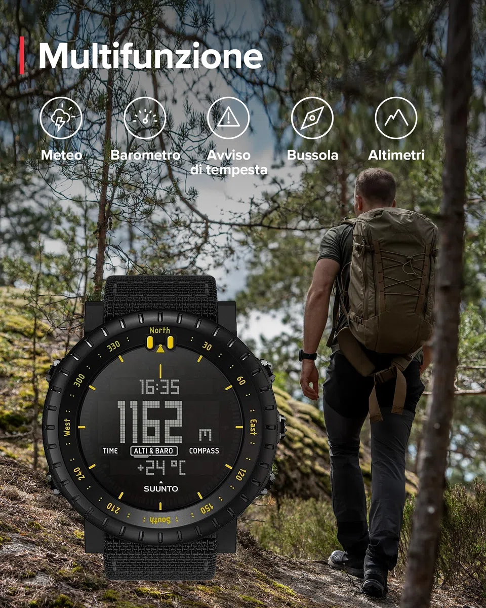 Suunto Core Orologio outdoor con altimetro, barometro e bussola