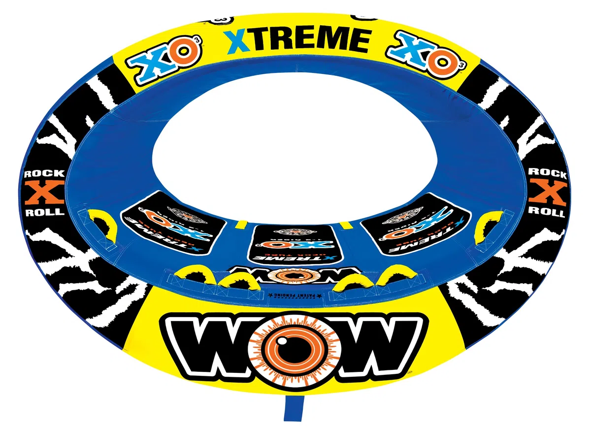 Wow Sports Xtreme Gonfiabile Trailer, Ride in Ovale, da 1 a 3 Persone