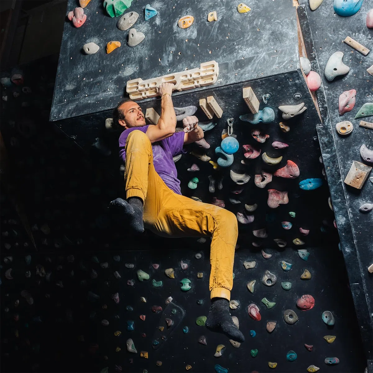 YY Vertical Verticalboard Evo – Trave di arrampicata per arrampicatori esperti – Hangboard Completo, tavola da arrampicata con prese, barra di trazione, sollevamento pesi e rinforzo