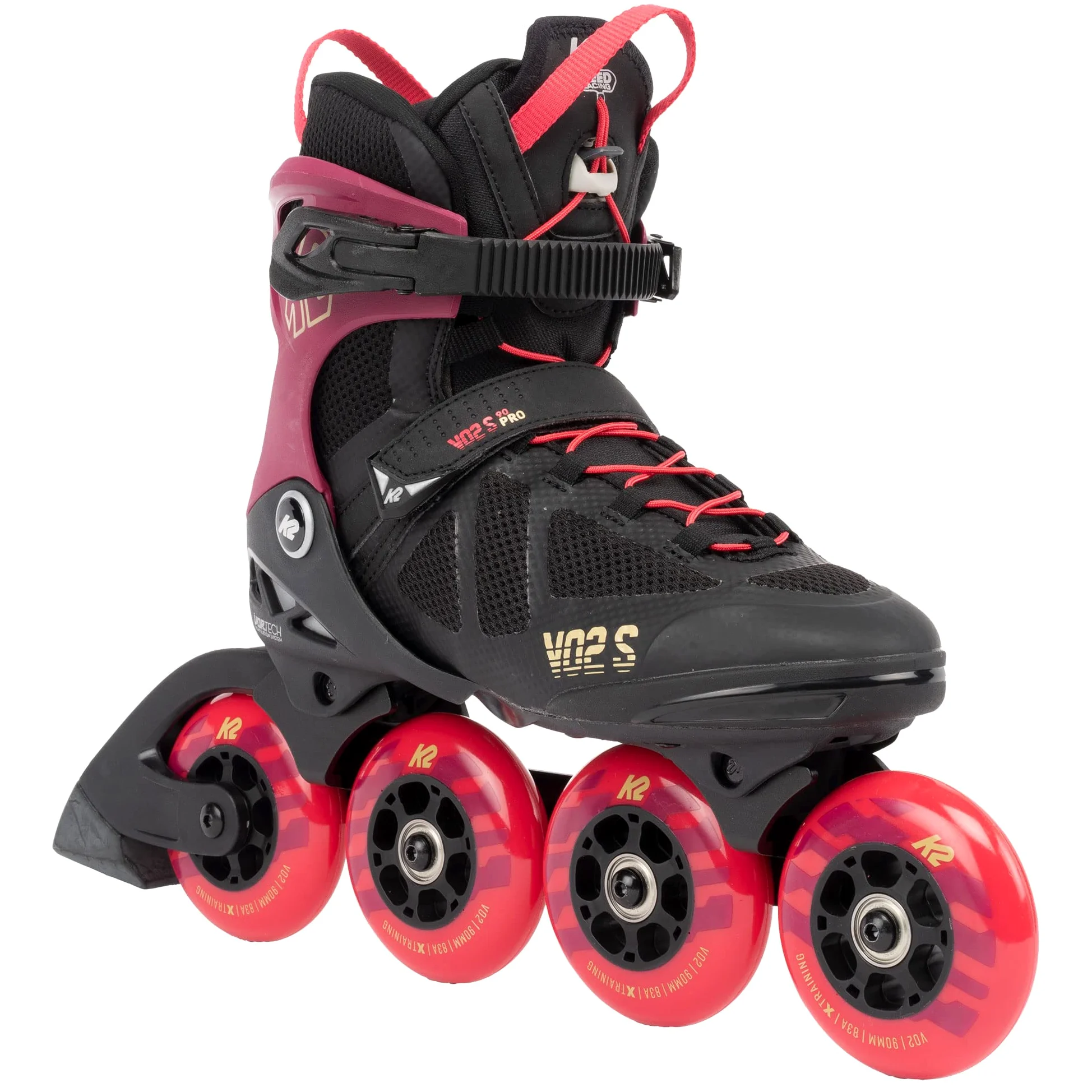 K2 VO2 S 90 W Inline Skate 2023 Burgundy/Pink