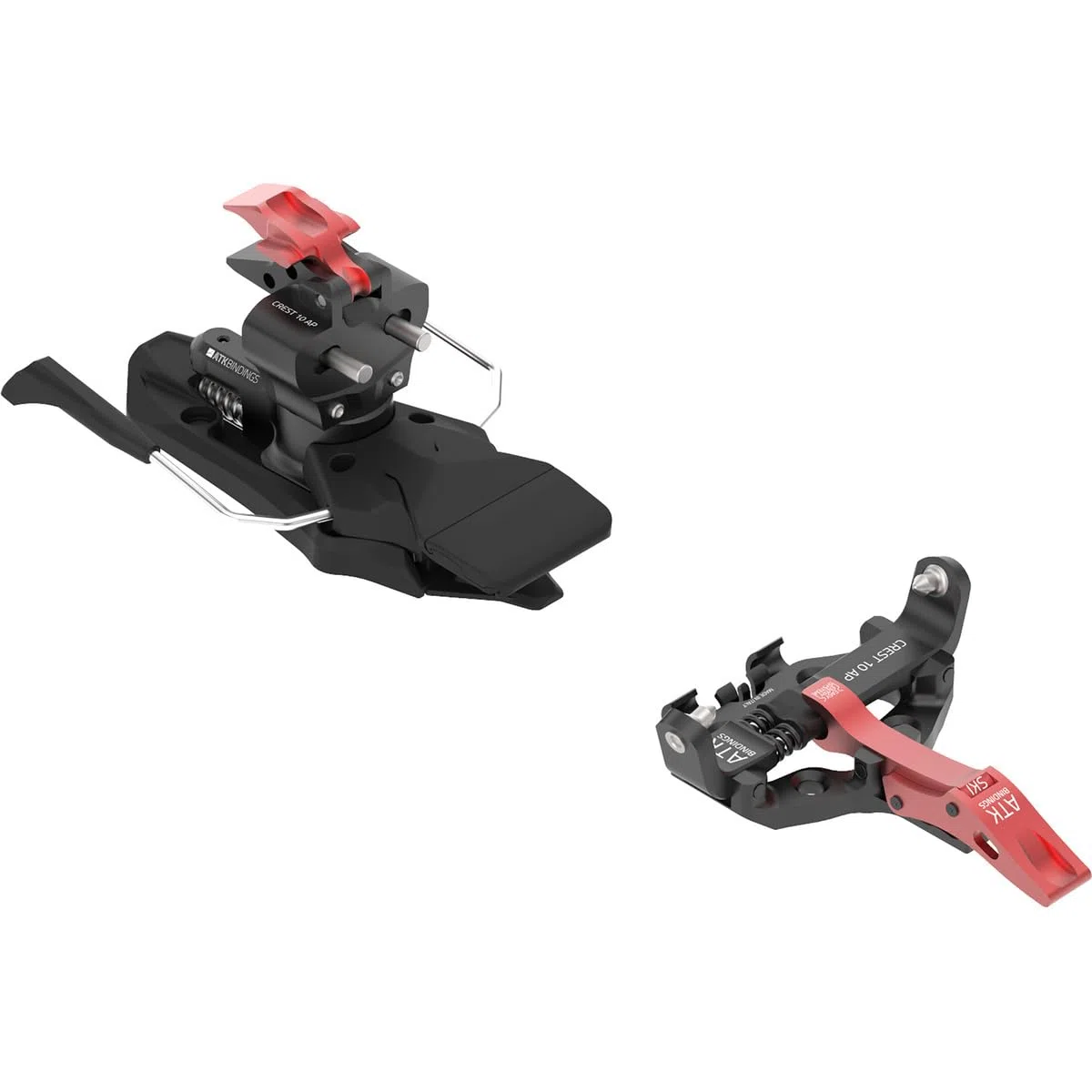 ATK Bindings Attacco da Sci Alpinismo Crest 10 AP, Black Red, 97mm