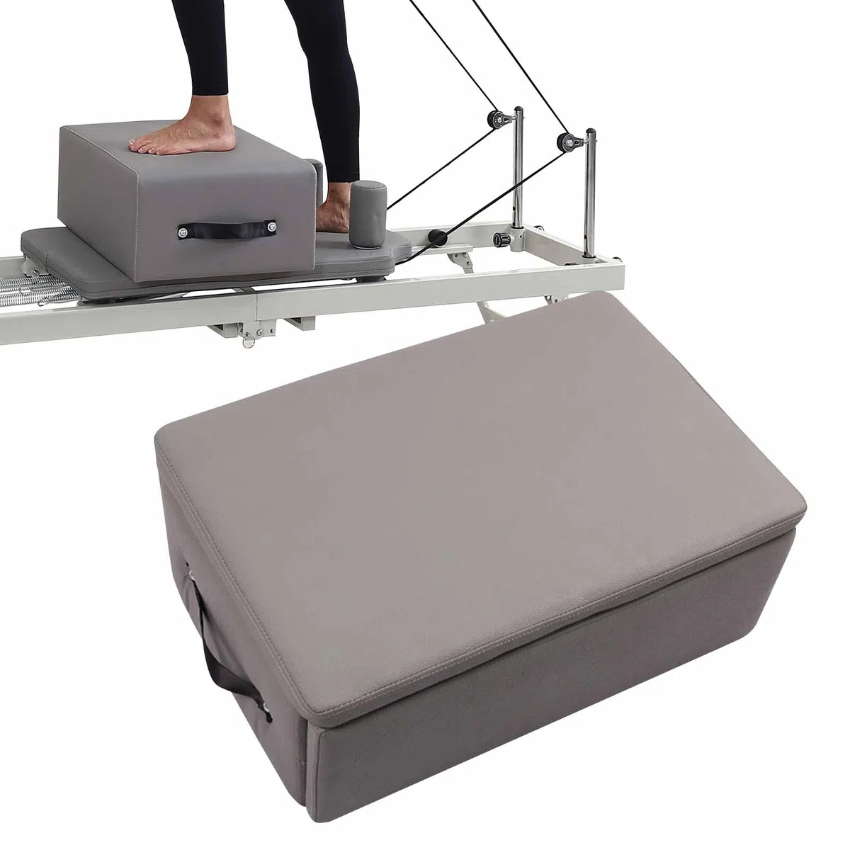 Scatola da seduti per Pilates Reformer di Box Pilates Reformer per Palestra Domestica Uso Professionale in Studio per Esercizi di Pilates