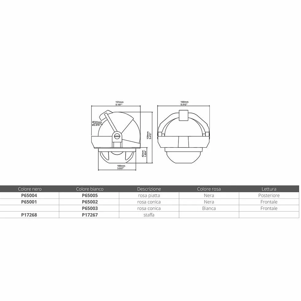 COMPASS OFF 105 WTE CONIC CARD WTE Z/ABC