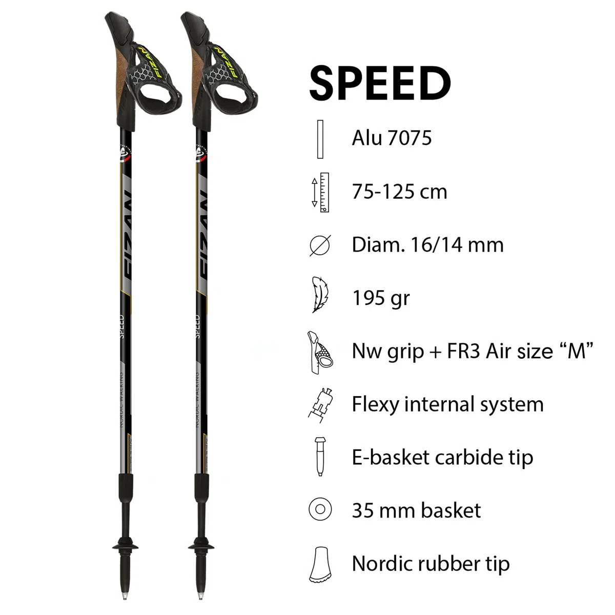 FIZAN Speed, Swift Bastoni da camminata nordica