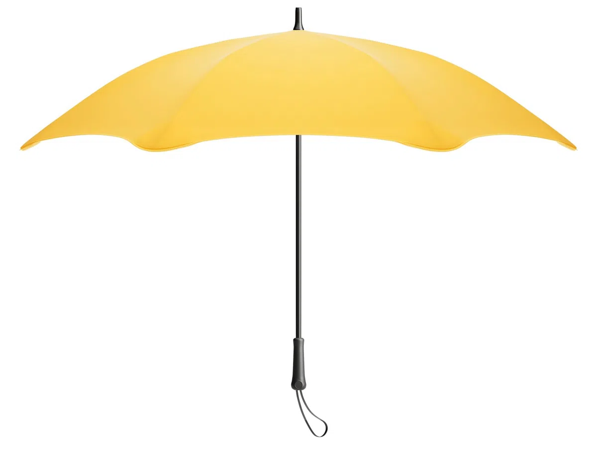 BLUNT Exec Ombrello Antivento da Golf – 137 cm Ombrello Grande per Vento e Pioggia, Design Durevole per Viaggi e Sport, Resistente, Protezione UV - Giallo Chiaro