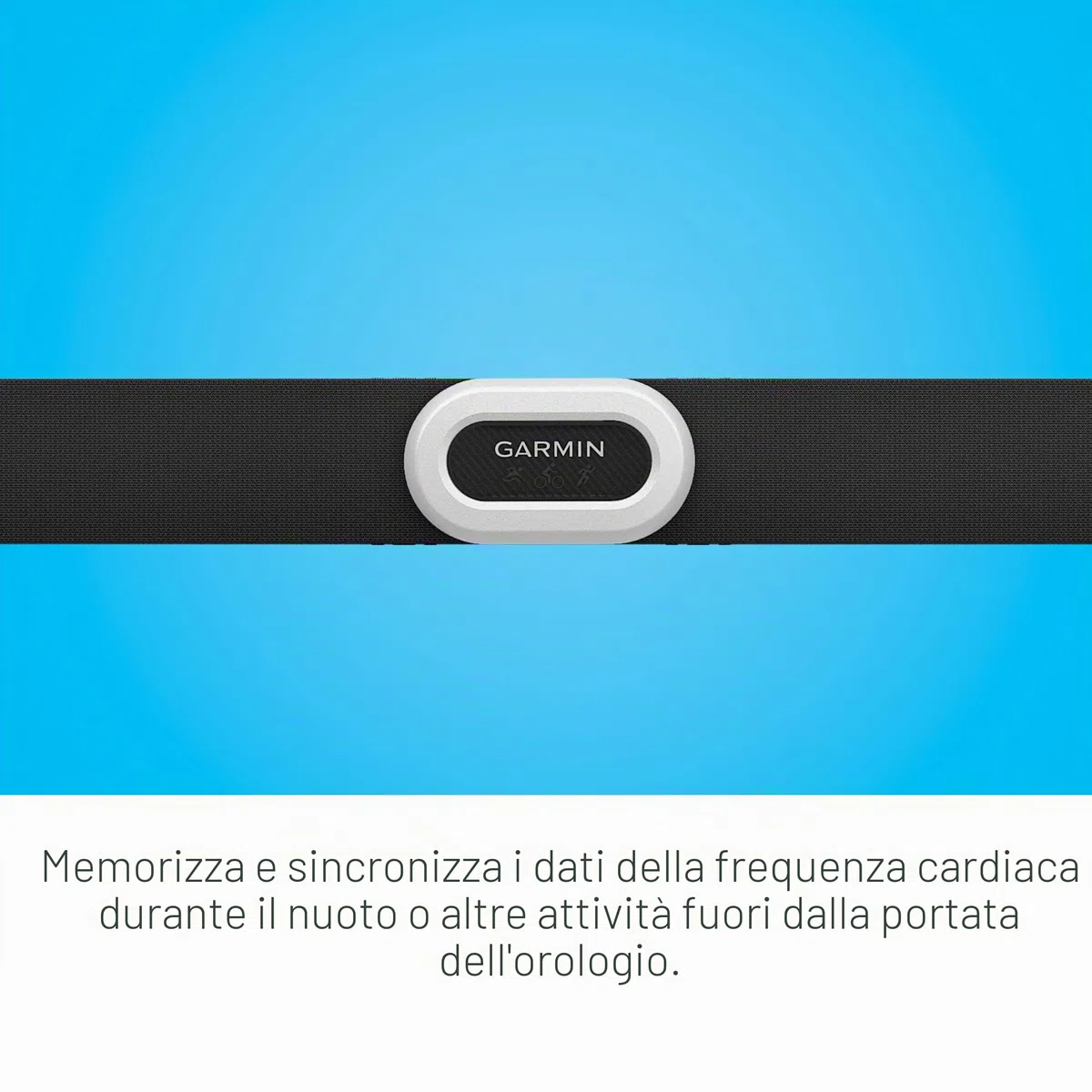 Garmin HRM-Pro Plus, fascia toracica premium con cardiofrequenzimetro, cattura la dinamica di corsa, trasmette tramite ANT+ e BLE (010-13118-05)