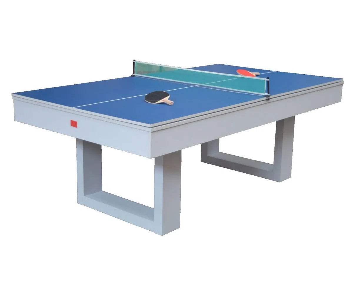 Biliardo Tavolo SENECA 3 in 1 - (226x125x82 cm) - Diventa Tavolo da Pranzo e Ping Pong - tutti accessori per i giochi inclusi