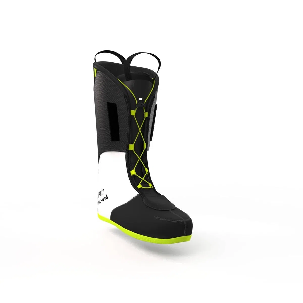 Fischer RC4 PRO MV Boa ZipFit Boot - Stivali 2025, giallo/carbonio, 29.5