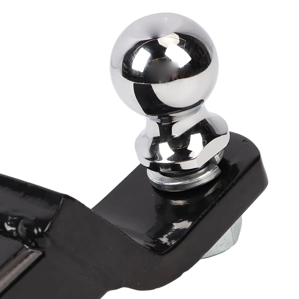 Asixxsix Gancio di Traino, 2,4 Pollici in Acciaio Regolabile Trailer Hitch Mount, Alta Sicurezza Durevole Facile Installazione Trailer Hitch Mount per Barche Campeggiatori