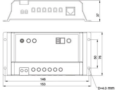 Regolatore di Carica Regduo (Due Batterie) 10A 12-24V Navpower