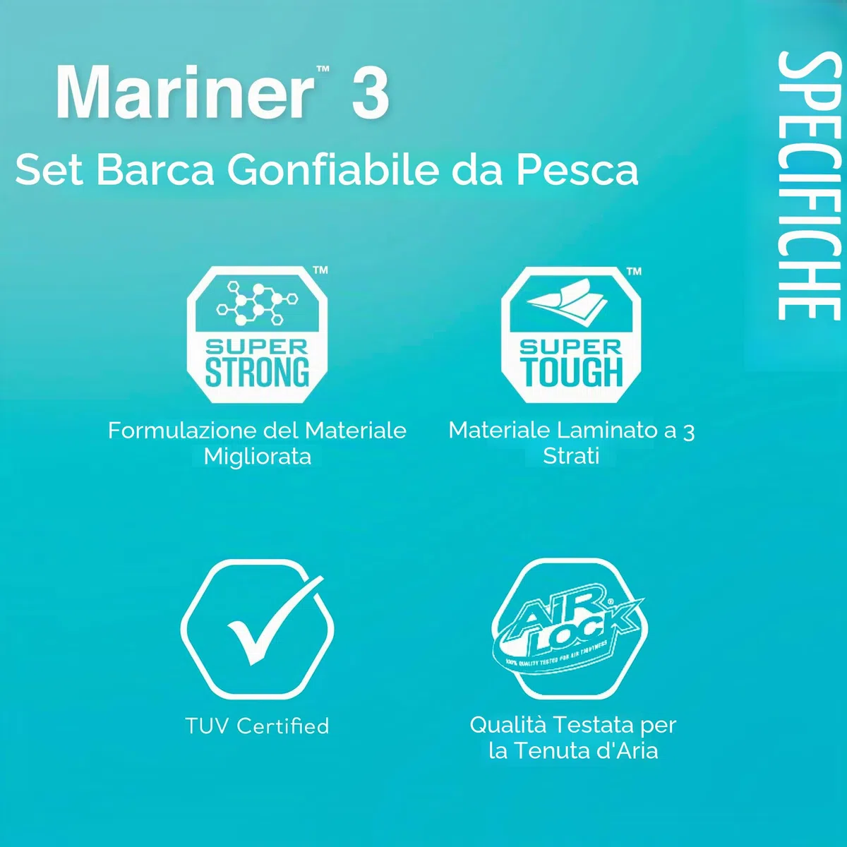 INTEX Serie di barche gonfiabili Mariner: include remi da barca deluxe e pompa ad alto rendimento - PVC super resistente - chiglia resistente all'usura - porta canna da pesca rimovibile - maniglia