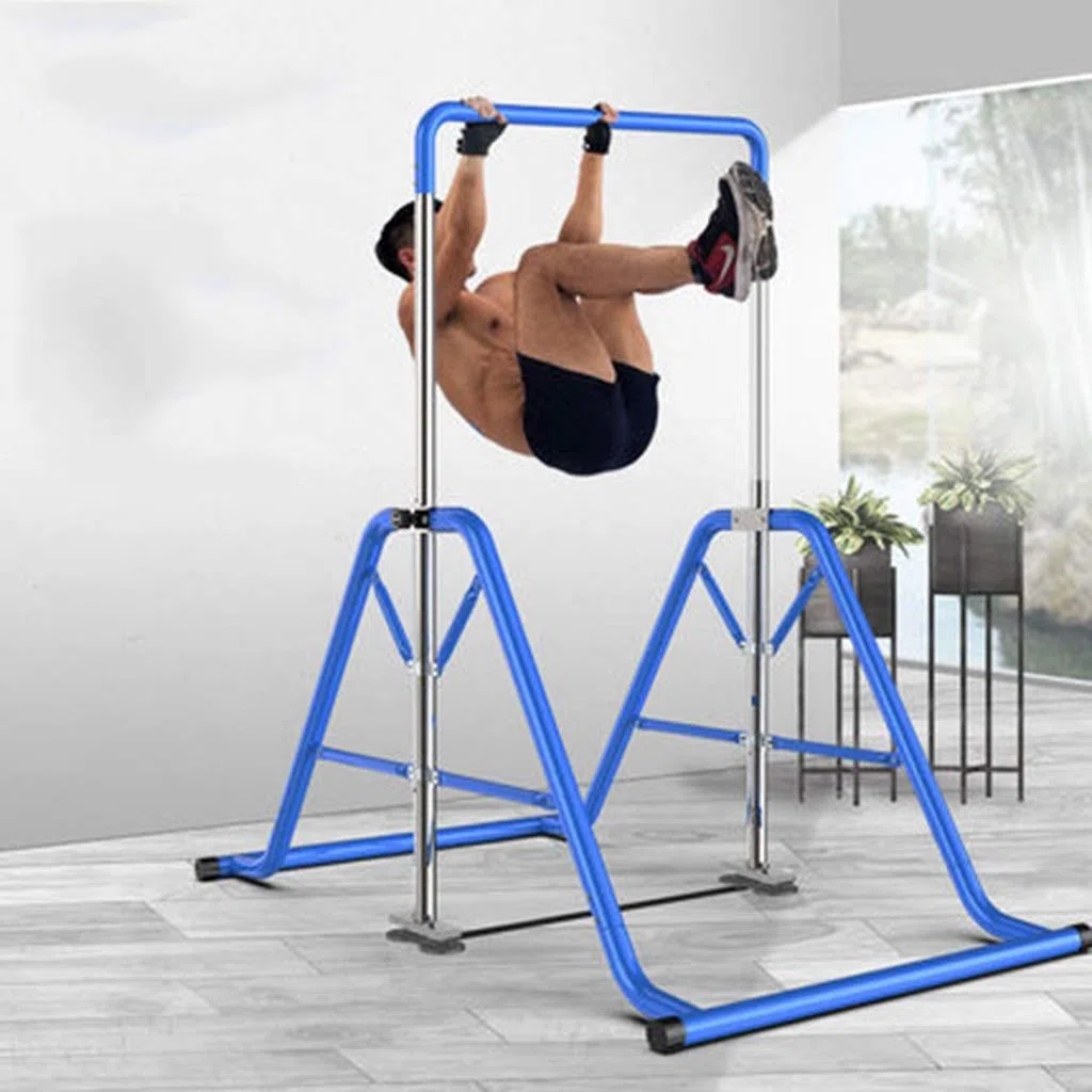 Gymnastic Kip Bars Folding Horizontal Bar Practice Bar Pull Up Bars for Home with Adjustable Height Training Bar for Kids And Adult 440lbs Capacity