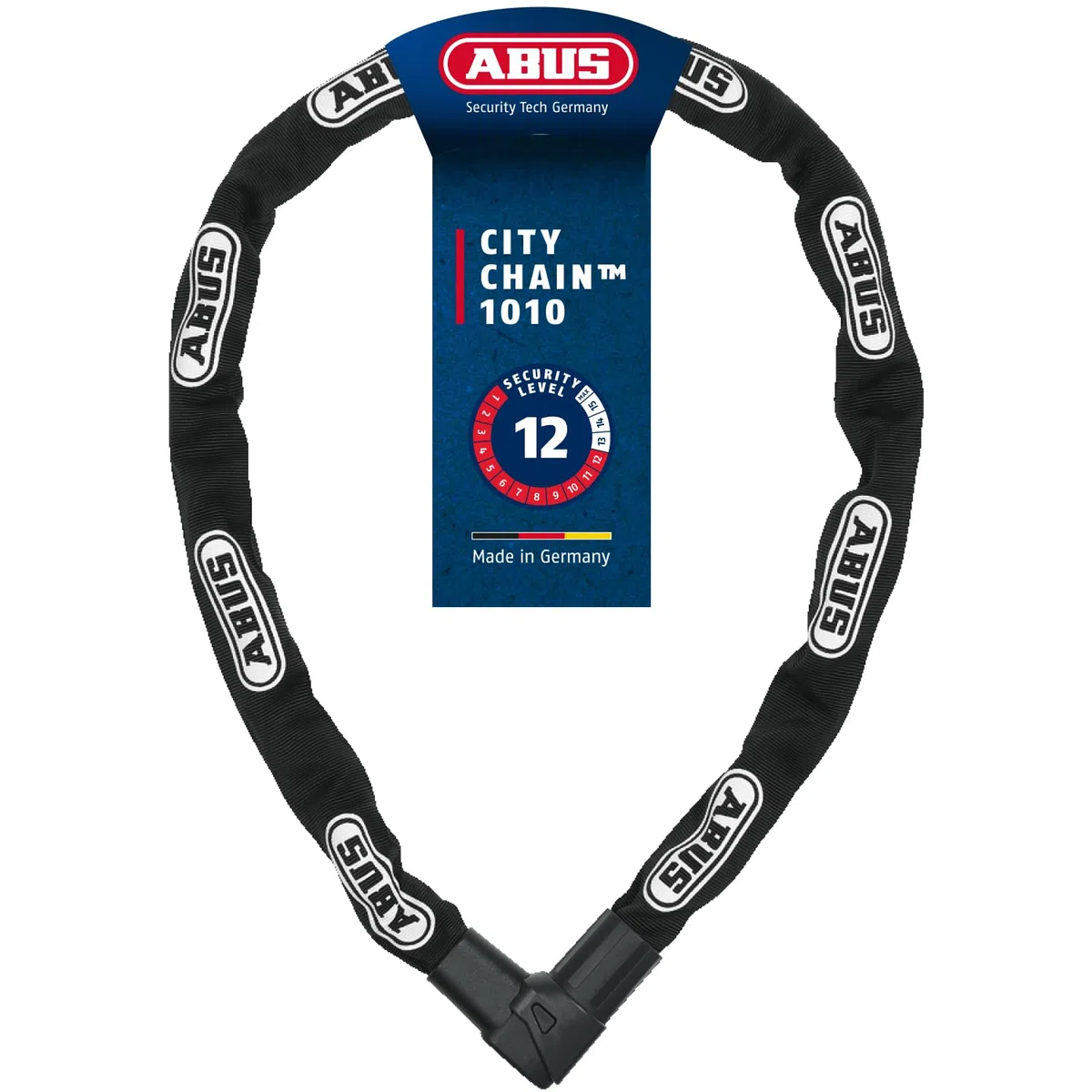 ABUS Lucchetto a Catena CityChain 1010 - Lucchetto per Bicicletta in Acciaio temprato - Livello di Sicurezza 12