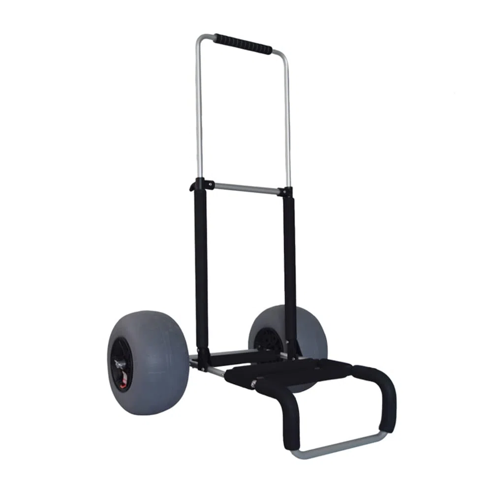 Carrello in alluminio per Sup - Ruota palloncino ideale per la sabbia