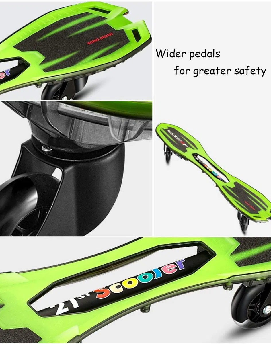Bordo del serpente Bordo del pattino Bordo di vitalità Bordo del camuffatore per onda Waveboard Esperienza Principiante Bambini Bordo flash a due ruote resistente all'usura Unisex, Adulto, Bambini