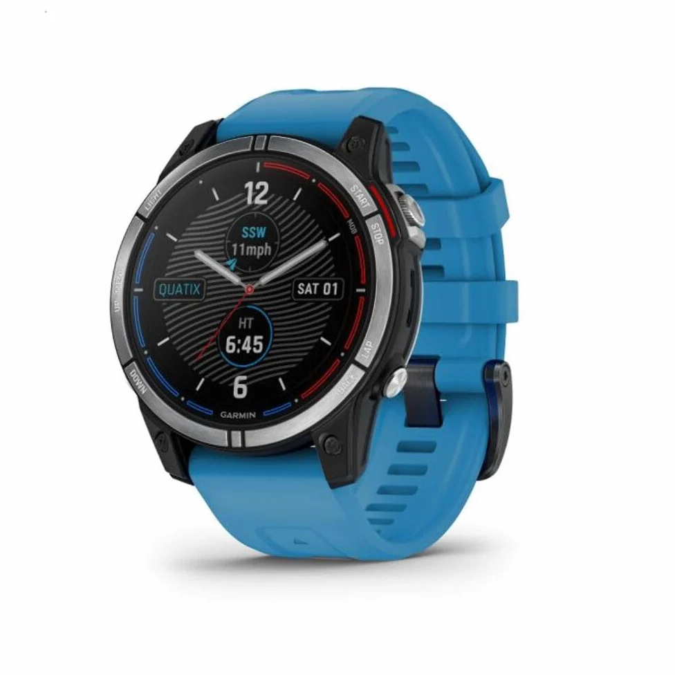 Garmin quatix® 7 Standard Edition, Marine GPS Smartwatch, orologio durevole con carte costiere e mappe dell'entroterra