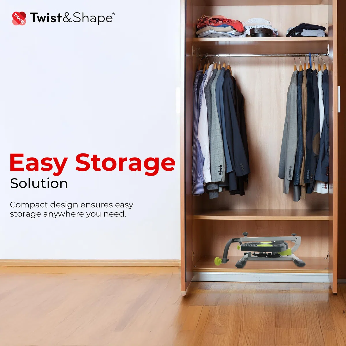 TWIST & SHAPE Macchina per Esercizi a casa Unisex per Il Centro, Addominali, Gambe