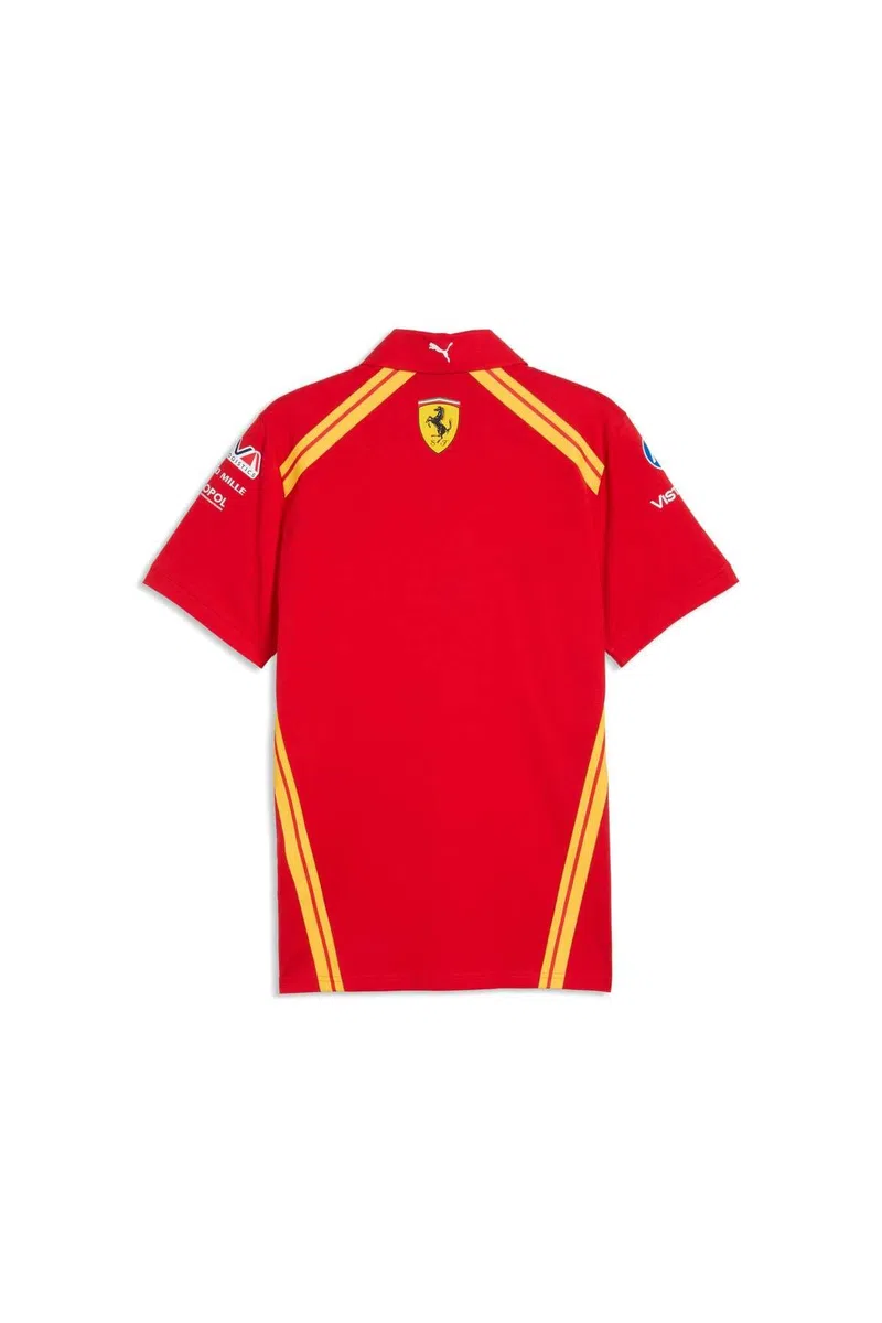 PUMA Scuderia Ferrari F1 2026 Polo Team Hypercar Uomo - Rosso