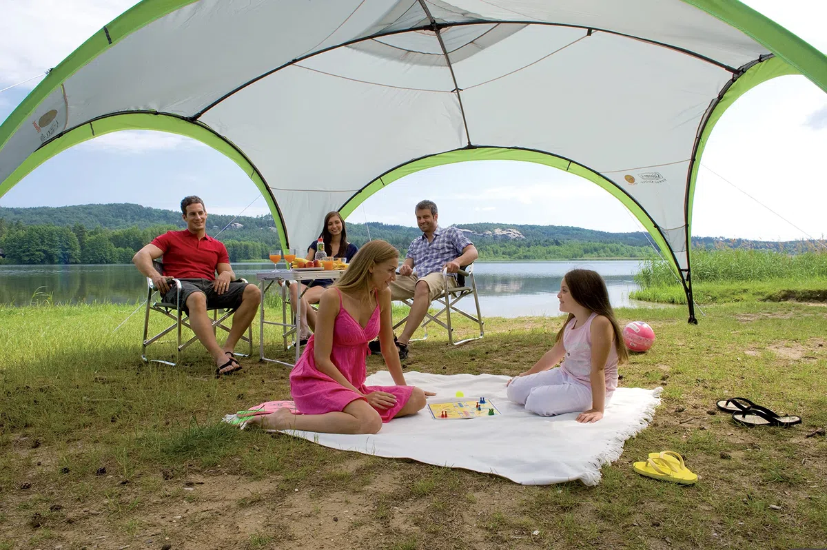 Coleman - Gazebo Event Shelter PRO, per Festival, Giardino e Campeggio, Pali Realizzati in Acciaio Robusto, Tenda Event Grande con Protezione Solare SPF 50+