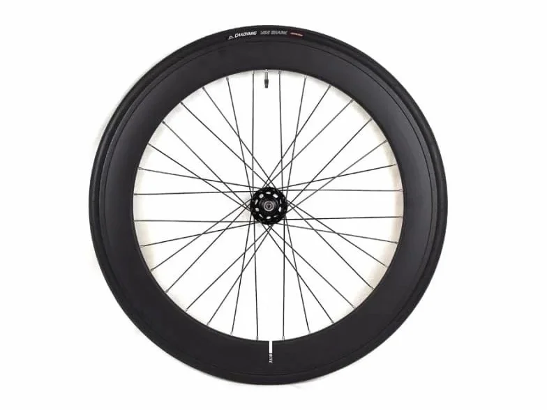 Set di ruote Santafixie 700C 60 mm, single-speed, mozzo Flip-Flop, alluminio, pneumatici 700 x 25C antiforatura + camere d'aria