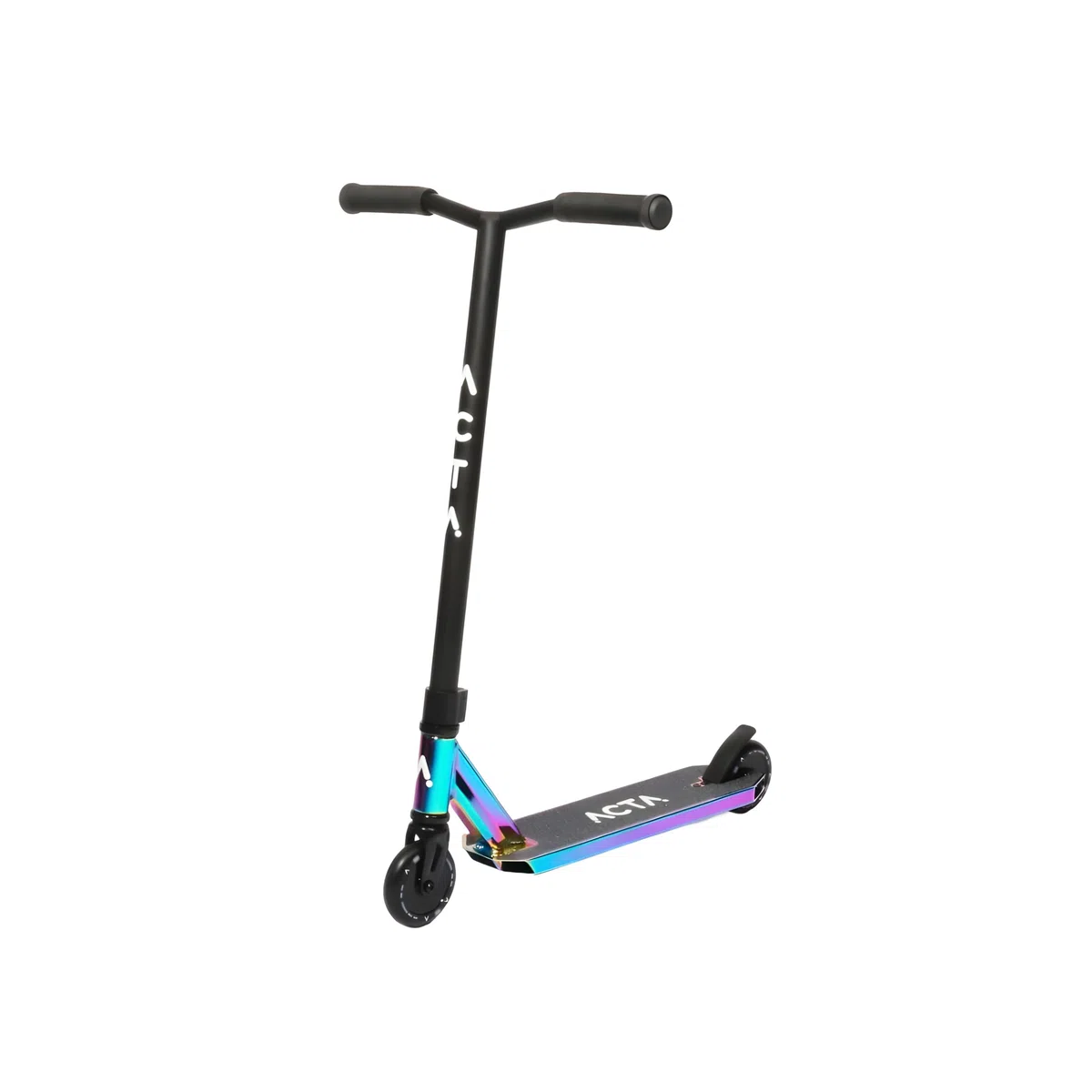 ACTA Monopattini Freestyle – Modello KSP – Neochrom/Gold – Adulti e bambini dagli 8 anni in su – Acrobazie nello skatepark e su strada