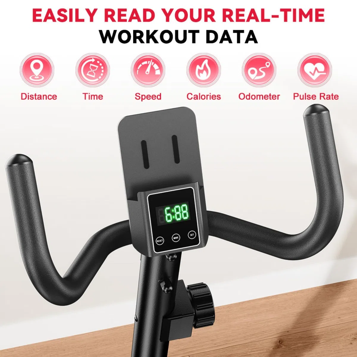 Cyclette da Seduti per Casa, Cyclette Orizzontale Magnetica con Schienale Ergonomico, 16 Livelli di Resistenza, Display LCD, Ideale per Cardio e Recupero, 150KG