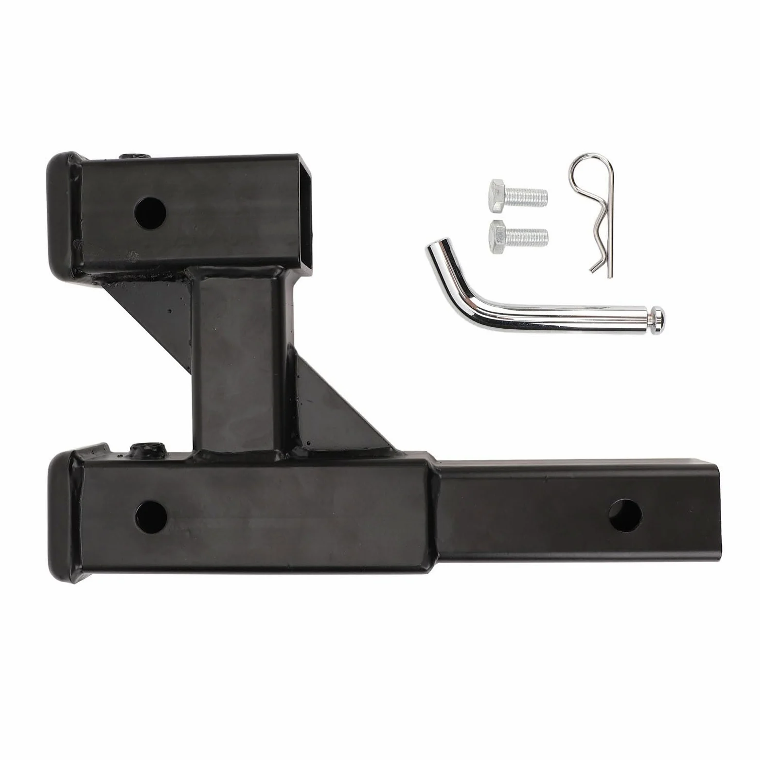 SIXRUN Riser per Gancio di Traino, Struttura in Acciaio, Estensione da 9,65 Pollici, Ideale per Auto, SUV, Camion,