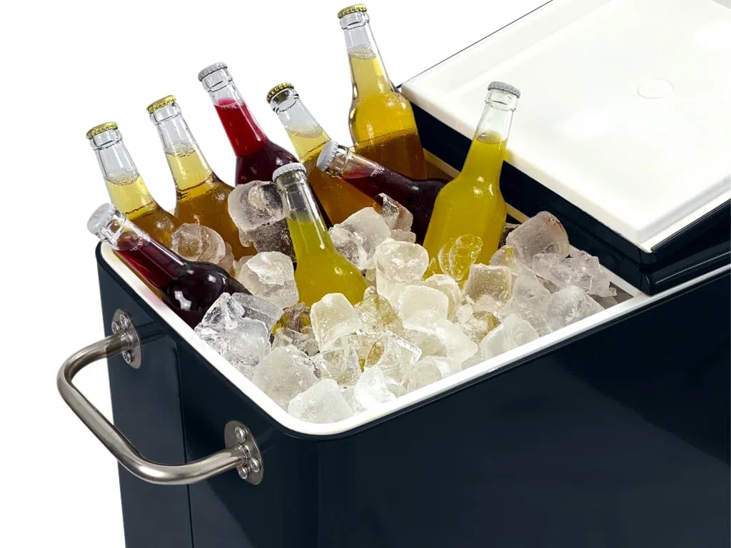 Kailua Cooler - Frigorifero per bevande - scatola di raffreddamento - Box Frigo - Frigo Portatile - Carrello Portabevande - Carrello Mobile Bar - refrigerator