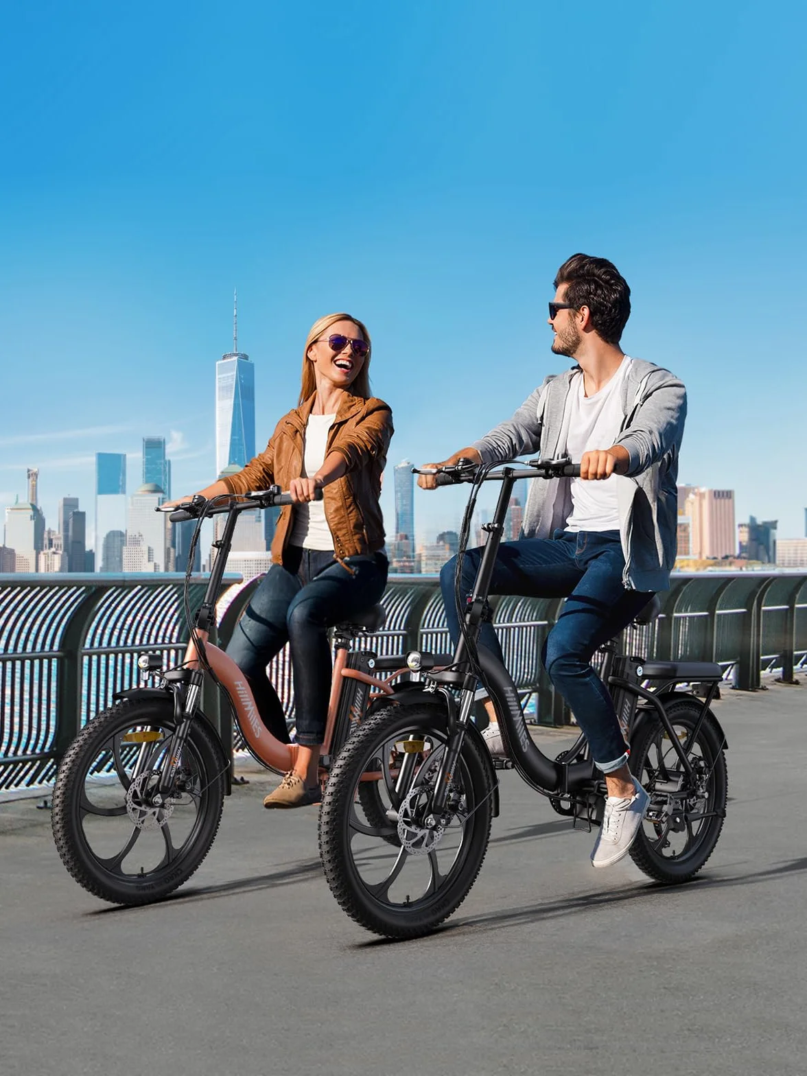 MilePort 1 Bici Elettrica Per Adulti, 36V 13AH Batteria Rimovibile 250w Motore Con 20 “*3.0” Fat Tire Pieghevole Bicicletta Elettrica, Velocità 25KM/H Gamma Fino a 100KM Città Pendolare Ebike
