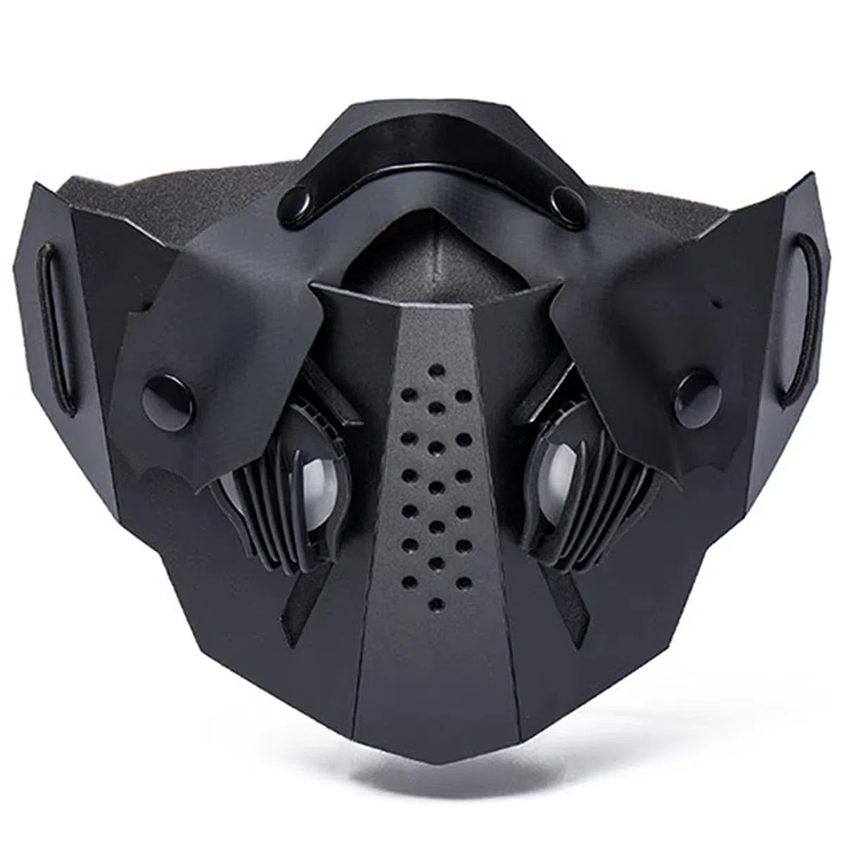Maschera antipolvere tattica for ciclismo all'aperto, anti-appannamento, for wargame, CS, paintball, maschera protettiva a mezza faccia, caccia, tiro, cosplay