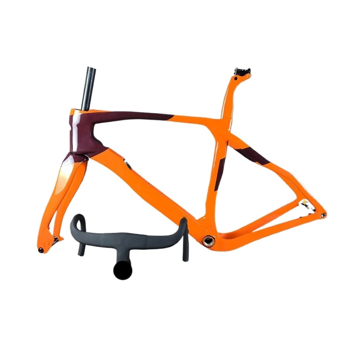 Generico Telaio in Carbonio for Bici da Strada, Telaio for con Freno a Disco