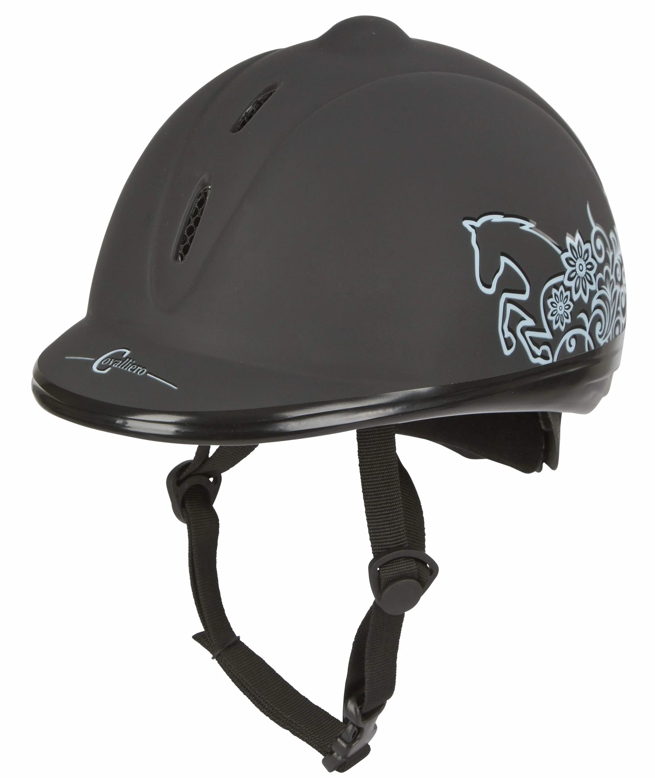 Covalliero Beauty VG1 Casco da equitazione, unisex, nero